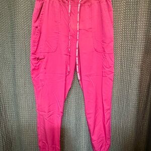 Med Couture Jogger Pants in Color Pink Punch
